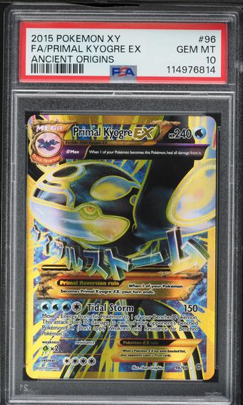 2015 #96 Primal Kyogre EX PSA 10