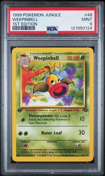 1999 #48 Weepinbell 1st Edition PSA 9