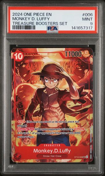2024 #006 Monkey D. Luffy PSA 9
