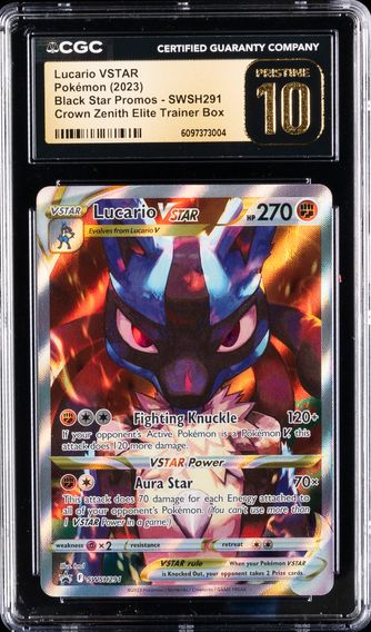2023 Lucario VSTAR CGC 10